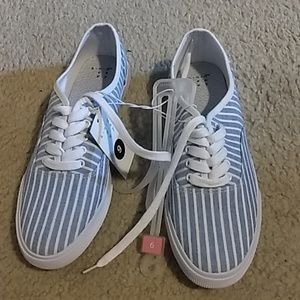 Blue and white sneakers NWT